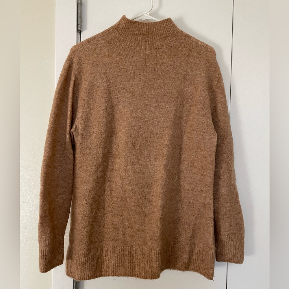 & Other Stories camel turtleneck sweater